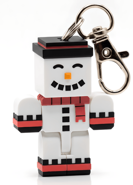 Snowman Mini - Keychain - BLOK BUDDIES